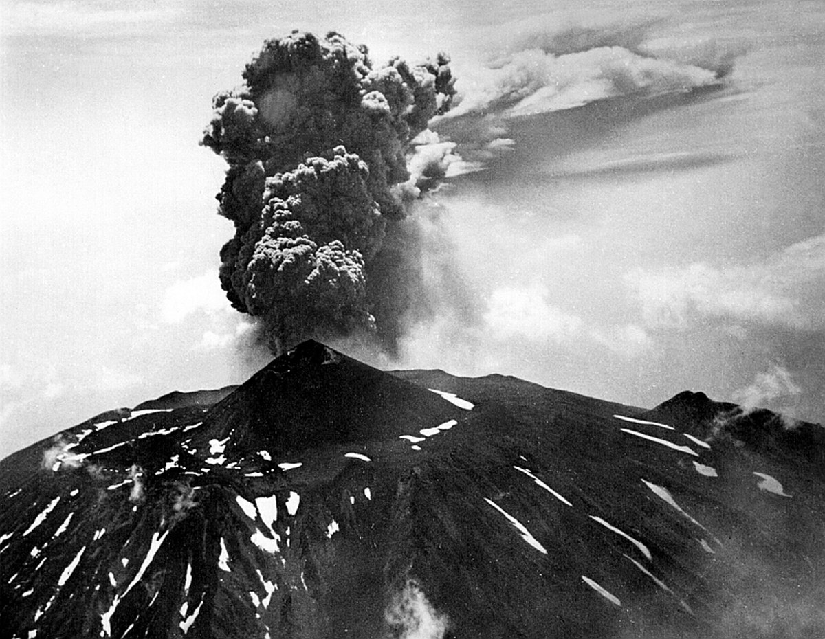 Вулкан тятя извержение 1973